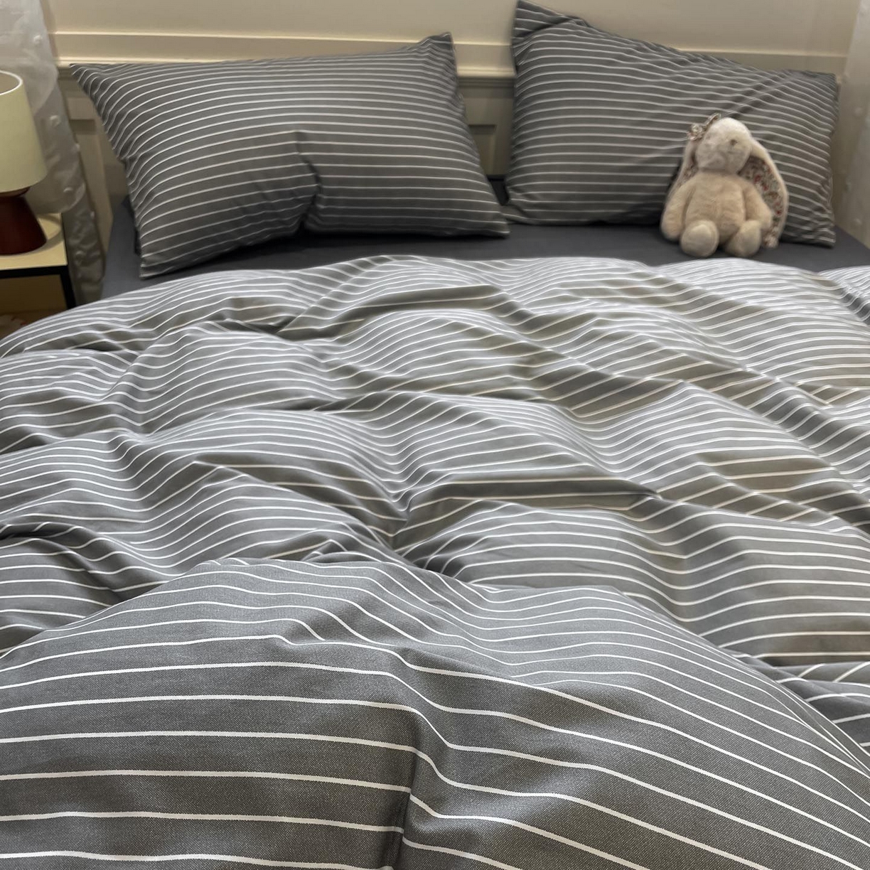 91家纺网 家纺一手货源 找家纺 涵宸家纺 2026新款全棉印花四件套-良品-场景一 英伦-深灰