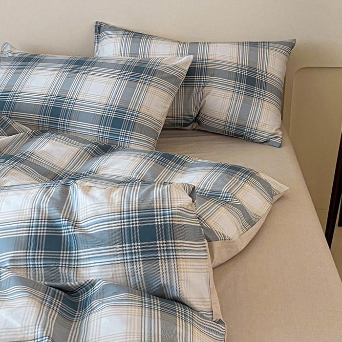 涵宸家纺 2026新款全棉印花四件套-良品-场景一 英伦格