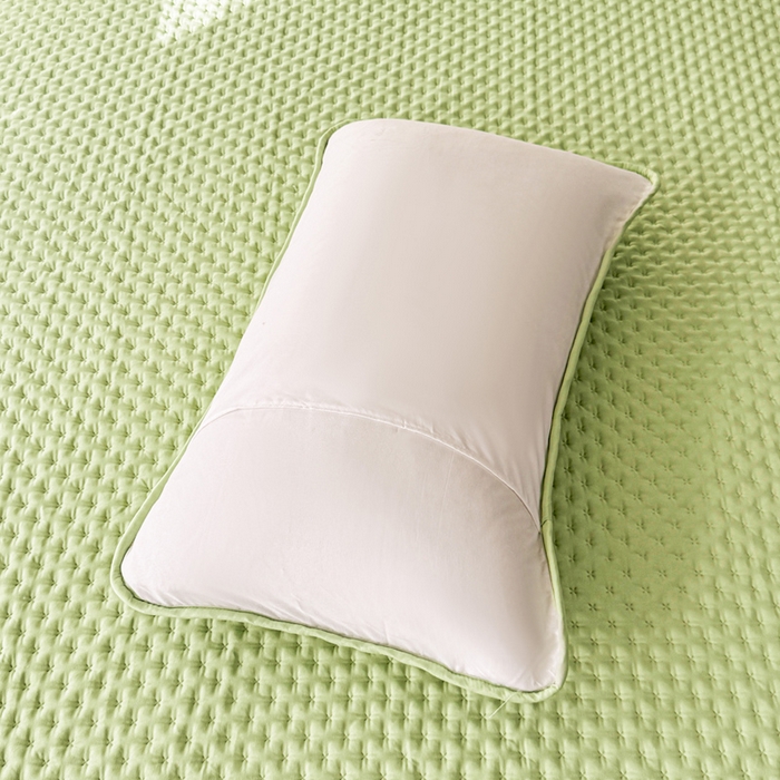 91家纺网 家纺一手货源 找家纺 予梦家纺 2026新款蚕丝夹棉床笠 布兰德-草绿