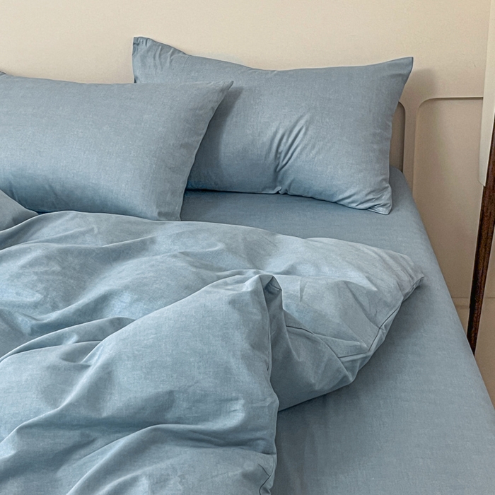 涵宸家纺 2026新款全棉印花四件套-良品-场景一 云纹-兰