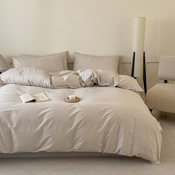 91家纺网 家纺一手货源 找家纺 涵宸家纺 2026新款全棉印花四件套-良品-场景一 云纹-其