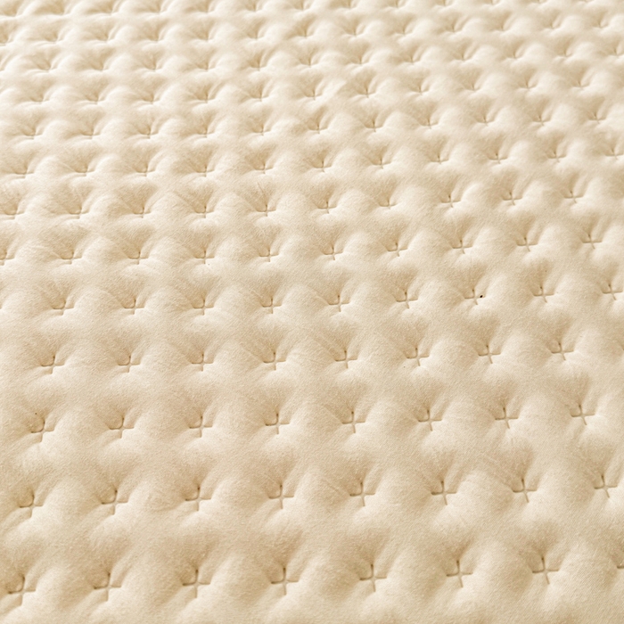 91家纺网 家纺一手货源 找家纺 予梦家纺 2026新款蚕丝夹棉床笠 布兰德-米黄