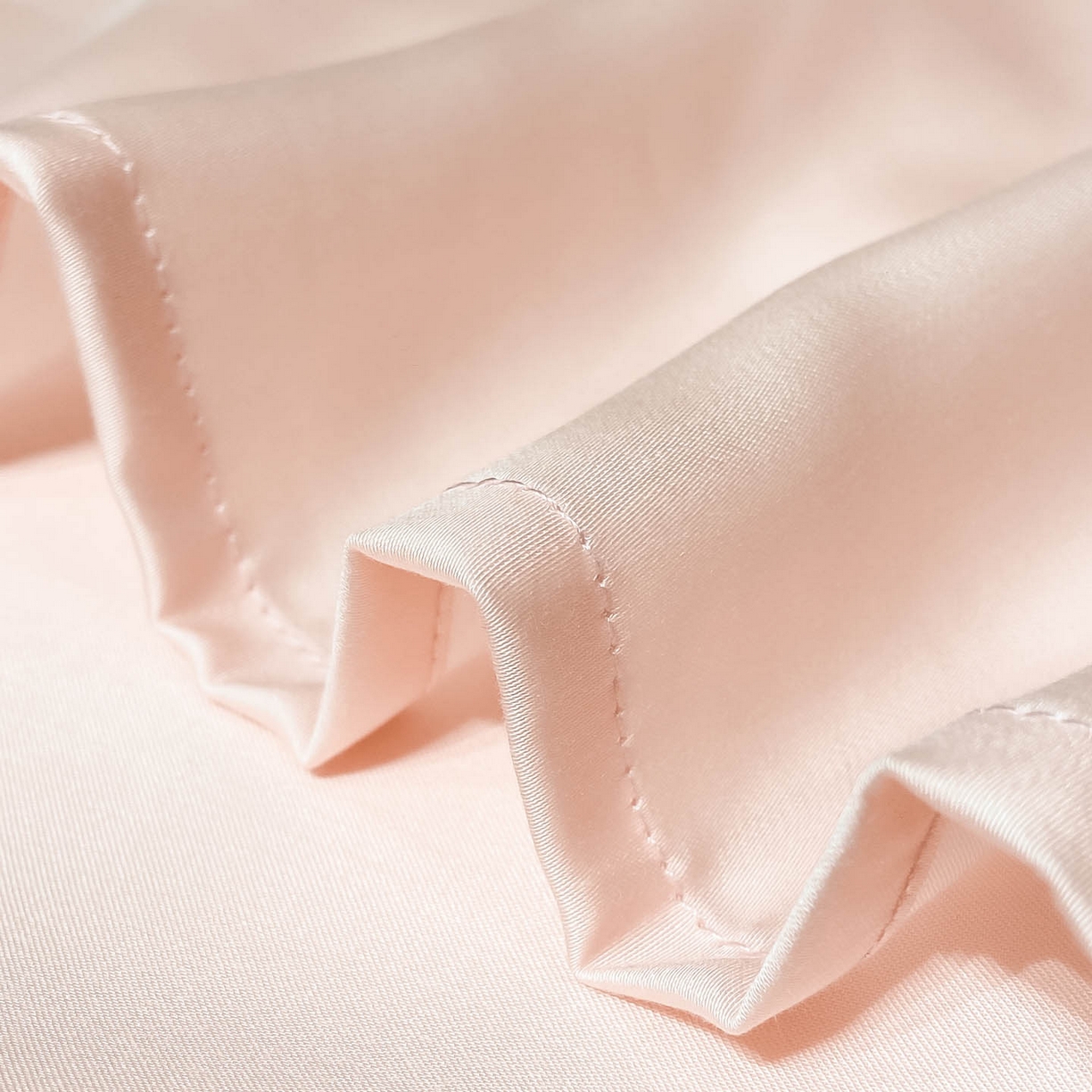 91家纺网 家纺一手货源 找家纺 涵宸家纺 2026新款兰精3M天丝纯色单床单 单床单-蜜桃粉