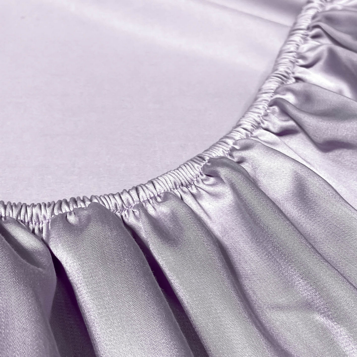 91家纺网 家纺一手货源 找家纺 涵宸家纺 2026新款兰精3M天丝纯色单床笠 单床笠-淡雅紫