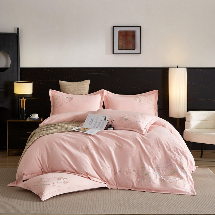 91家纺网 家纺一手货源 找家纺 （总）金纱玉纺家纺 2024新款加厚AB版四件套