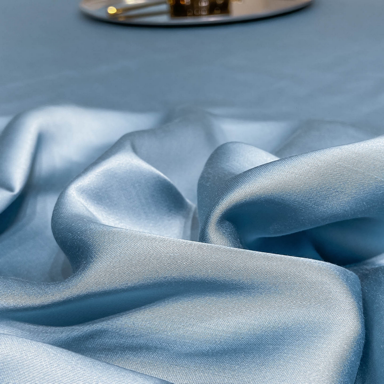 91家纺网 家纺一手货源 找家纺 涵宸家纺 2026新款兰精3M天丝纯色单床笠 单床笠-深海蓝