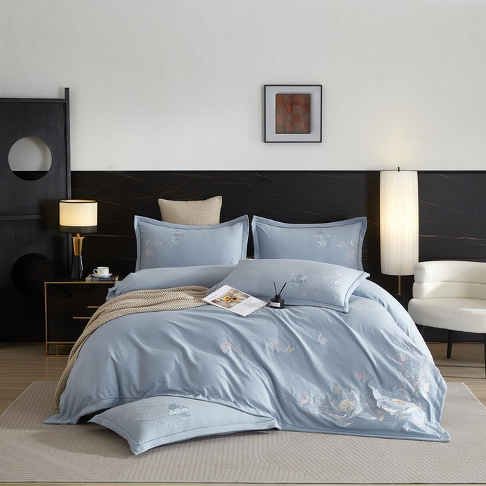 91家纺网 家纺一手货源 找家纺 （总）金纱玉纺家纺 2026新款轻奢工艺绣花四件套（提供买家秀）