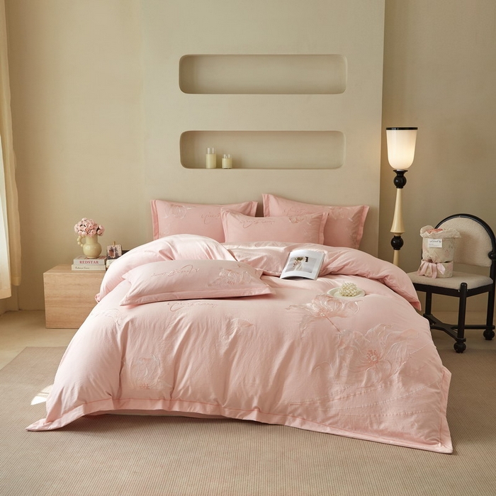 91家纺网 家纺一手货源 找家纺 （总）金纱玉纺家纺 2026新款轻奢工艺绣花四件套（提供买家秀）