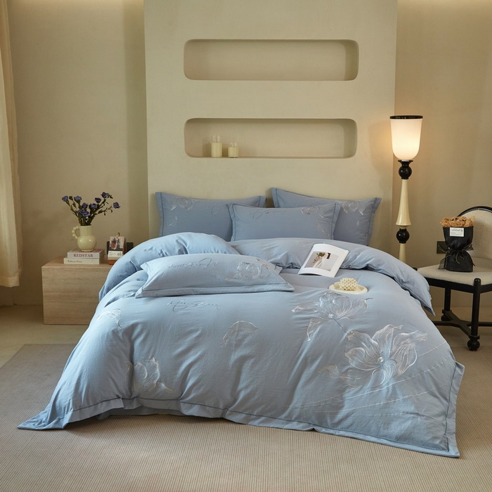 91家纺网 家纺一手货源 找家纺 （总）金纱玉纺家纺 2026新款轻奢工艺绣花四件套（提供买家秀）