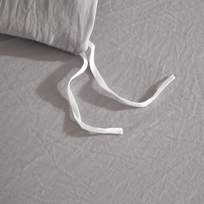 91家纺网 家纺一手货源 找家纺 金纱玉纺家纺 2026新款轻奢工艺绣花四件套（提供买家秀） 繁花似锦-灰