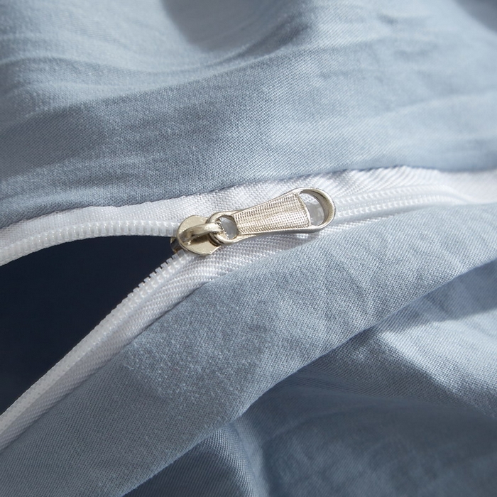 91家纺网 家纺一手货源 找家纺 金纱玉纺家纺 2026新款轻奢工艺绣花四件套（提供买家秀） 繁花似锦-蓝