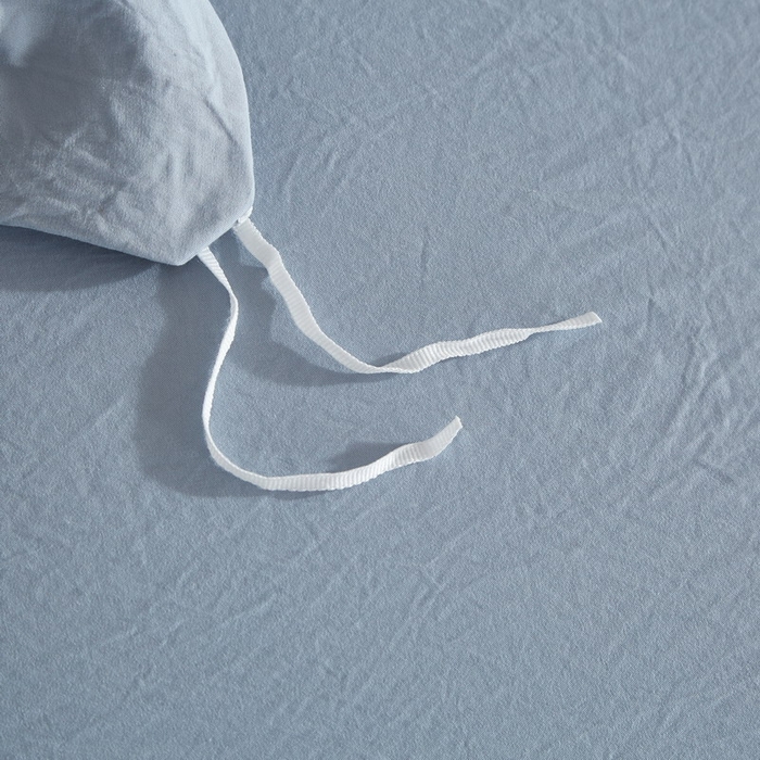 91家纺网 家纺一手货源 找家纺 金纱玉纺家纺 2026新款轻奢工艺绣花四件套（提供买家秀） 繁花似锦-蓝