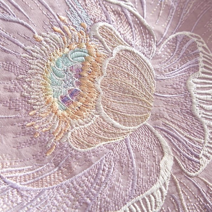 91家纺网 家纺一手货源 找家纺 金纱玉纺家纺 2026新款轻奢工艺绣花四件套（提供买家秀） 繁花似锦-紫