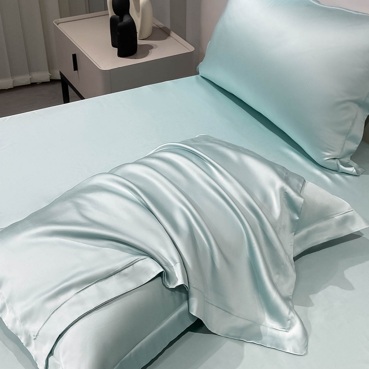 91家纺网 家纺一手货源 找家纺 （总）涵宸家纺 2026新款兰精3M天丝纯色单枕套