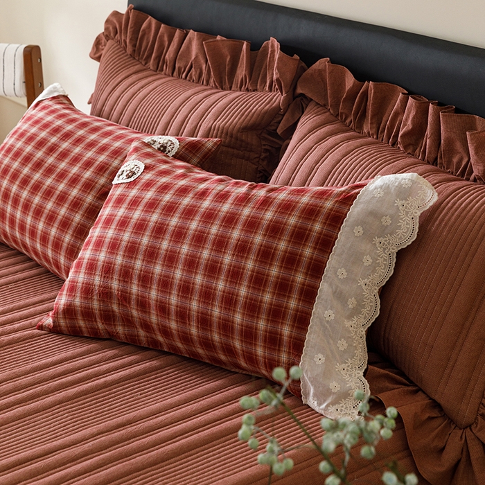 91家纺网 家纺一手货源 找家纺 （总）菊上家纺 2026新品全棉高密水洗床盖四件套-米兰系列