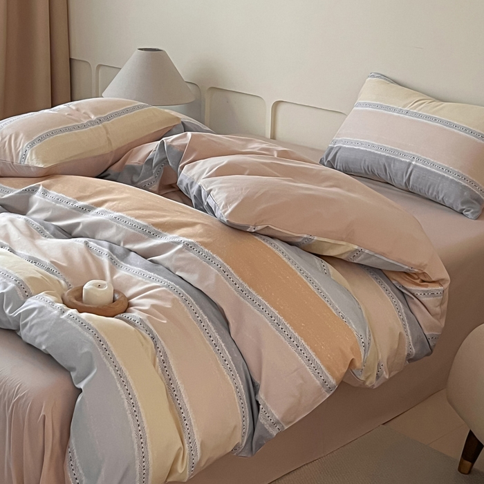 91家纺网 家纺一手货源 找家纺 涵宸家纺 2026新款全棉印花四件套-良品-场景二 卡曼