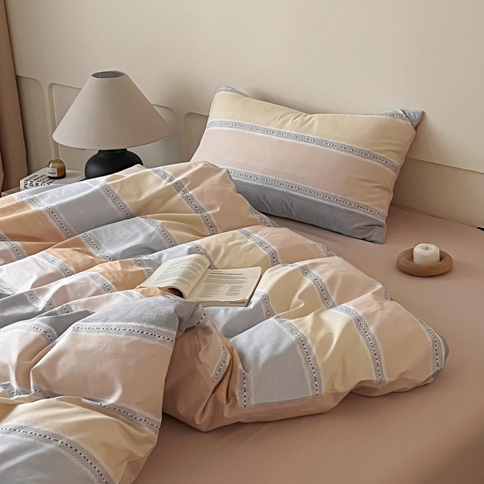 91家纺网 家纺一手货源 找家纺 涵宸家纺 2026新款全棉印花四件套-良品-场景二 卡曼