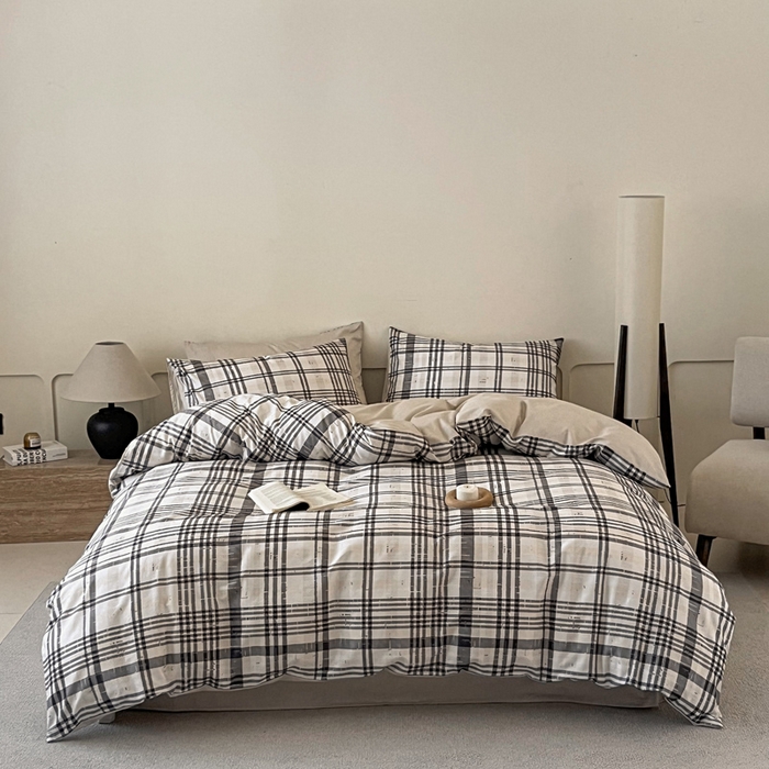 91家纺网 家纺一手货源 找家纺 涵宸家纺 2026新款全棉印花四件套-良品-场景二 郎格