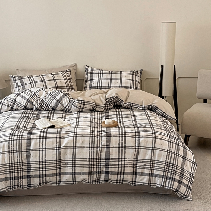 91家纺网 家纺一手货源 找家纺 涵宸家纺 2026新款全棉印花四件套-良品-场景二 郎格