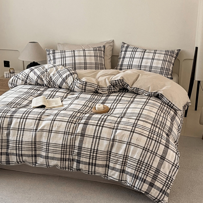 91家纺网 家纺一手货源 找家纺 涵宸家纺 2026新款全棉印花四件套-良品-场景二 郎格