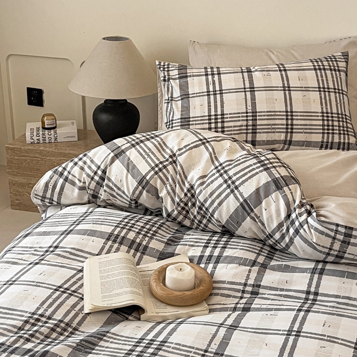 91家纺网 家纺一手货源 找家纺 涵宸家纺 2026新款全棉印花四件套-良品-场景二 郎格