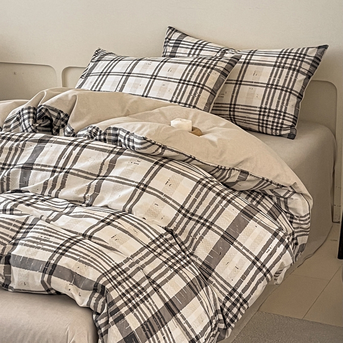 91家纺网 家纺一手货源 找家纺 涵宸家纺 2026新款全棉印花四件套-良品-场景二 郎格