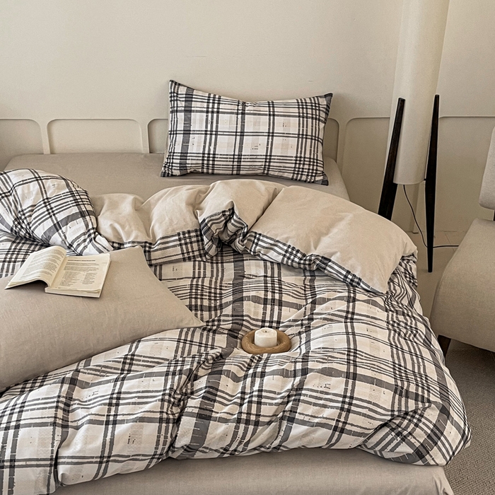 91家纺网 家纺一手货源 找家纺 涵宸家纺 2026新款全棉印花四件套-良品-场景二 郎格