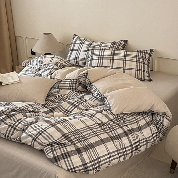 91家纺网 家纺一手货源 找家纺 涵宸家纺 2026新款全棉印花四件套-良品-场景二 郎格