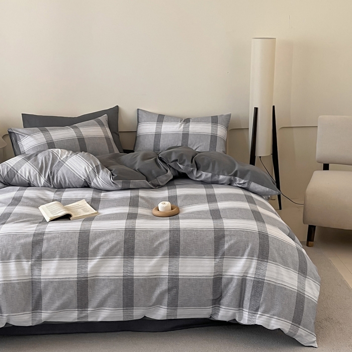 91家纺网 家纺一手货源 找家纺 涵宸家纺 2026新款全棉印花四件套-良品-场景二 洛卡