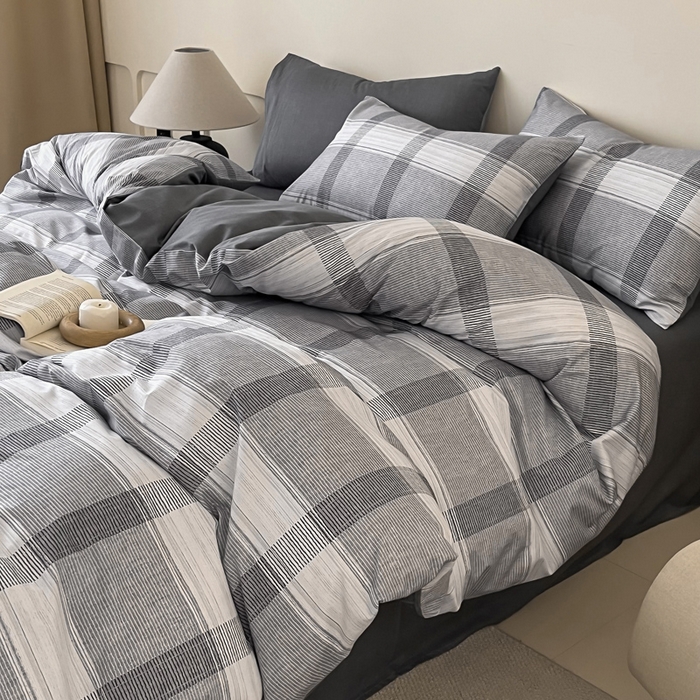 91家纺网 家纺一手货源 找家纺 涵宸家纺 2026新款全棉印花四件套-良品-场景二 洛卡