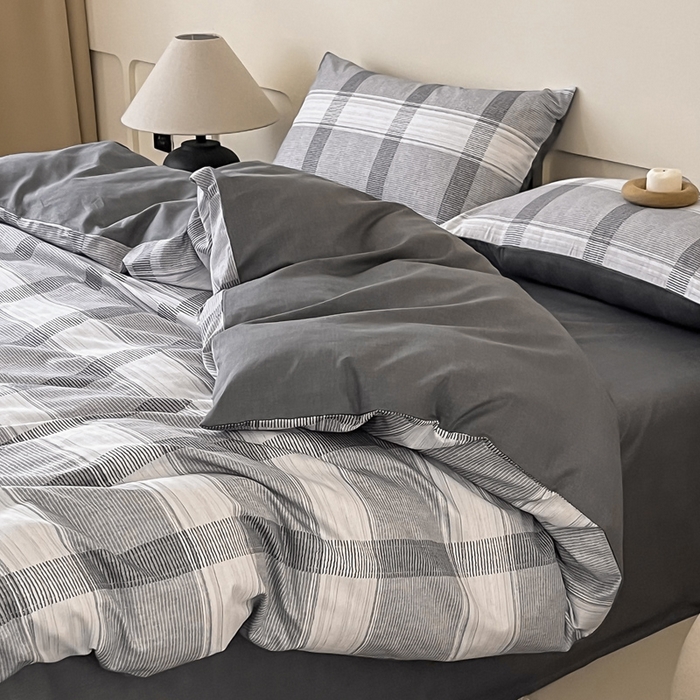 91家纺网 家纺一手货源 找家纺 涵宸家纺 2026新款全棉印花四件套-良品-场景二 洛卡