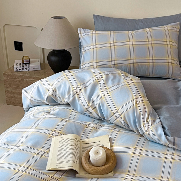 91家纺网 家纺一手货源 找家纺 涵宸家纺 2026新款全棉印花四件套-良品-场景二 莫妮兰