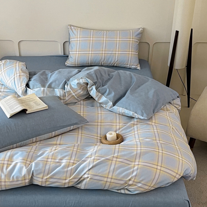 91家纺网 家纺一手货源 找家纺 涵宸家纺 2026新款全棉印花四件套-良品-场景二 莫妮兰