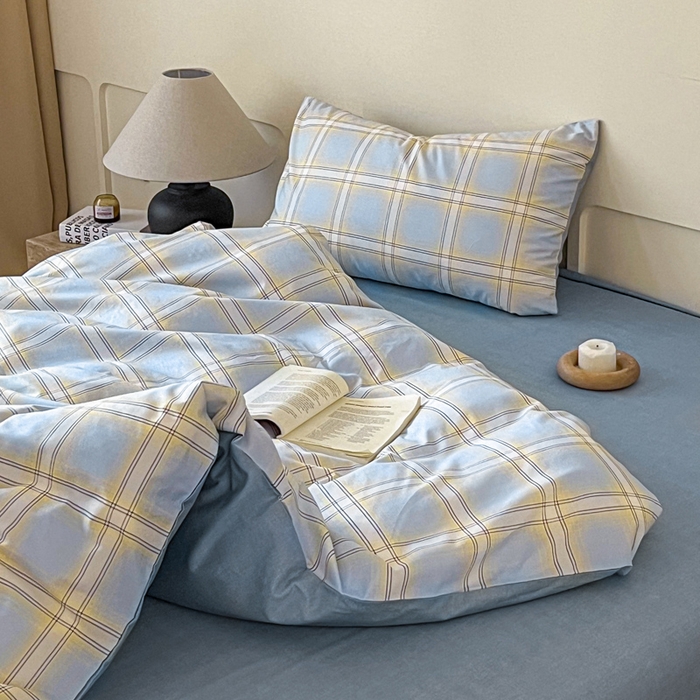 91家纺网 家纺一手货源 找家纺 涵宸家纺 2026新款全棉印花四件套-良品-场景二 莫妮兰