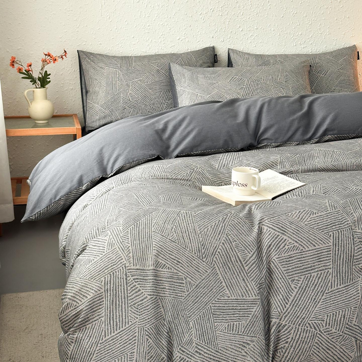 91家纺网 家纺一手货源 找家纺 涵宸家纺 2026新款全棉印花四件套-良品-场景二 山林