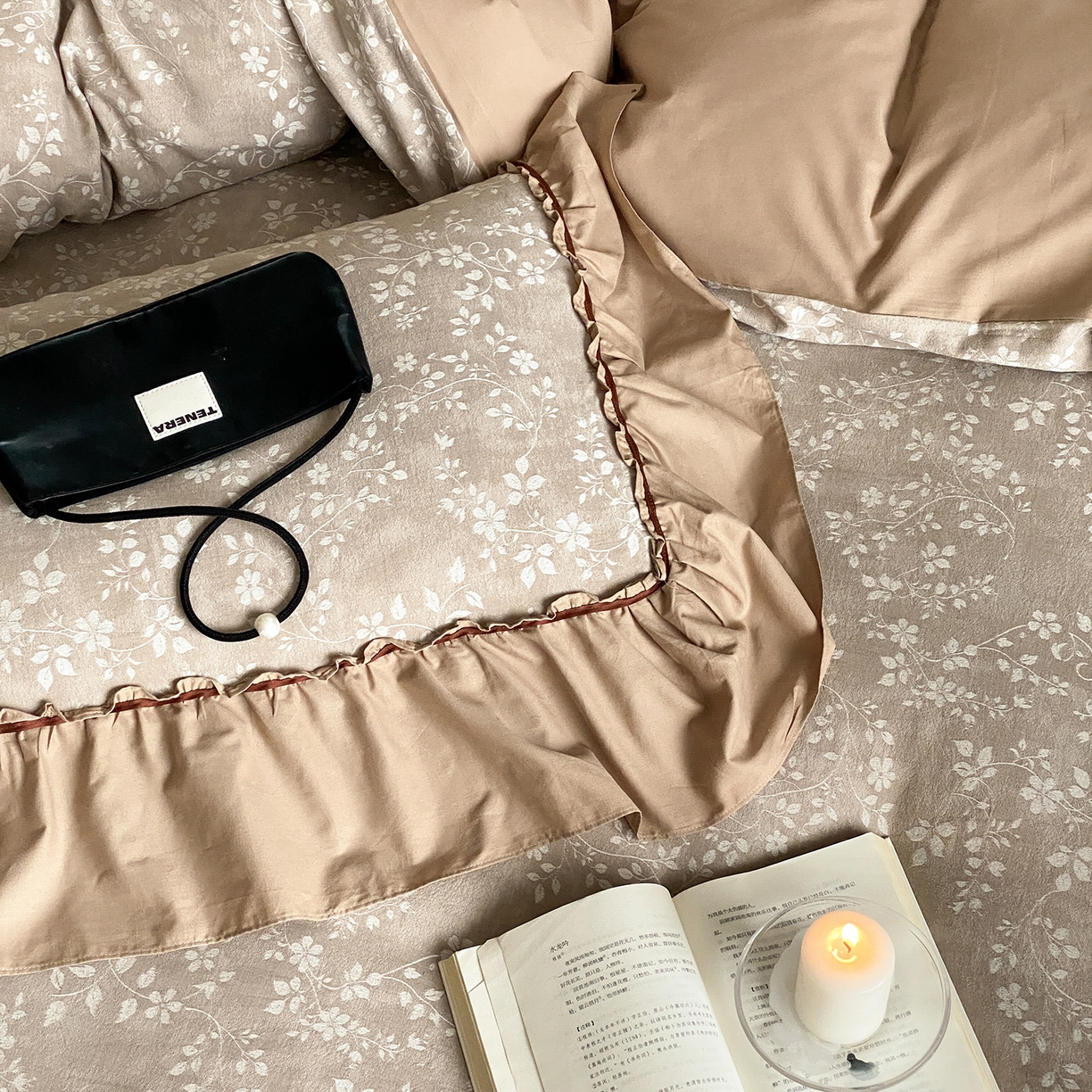 91家纺网 家纺一手货源 找家纺 （总）曼布缇 2026新品全棉色织提花四件套-曼妮会员减20 控价：券后348元起