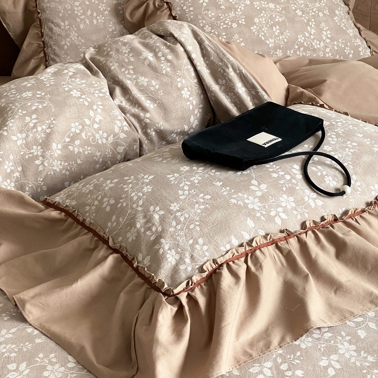 91家纺网 家纺一手货源 找家纺 （总）曼布缇 2026新品全棉色织提花四件套-曼妮会员减20 控价：券后348元起