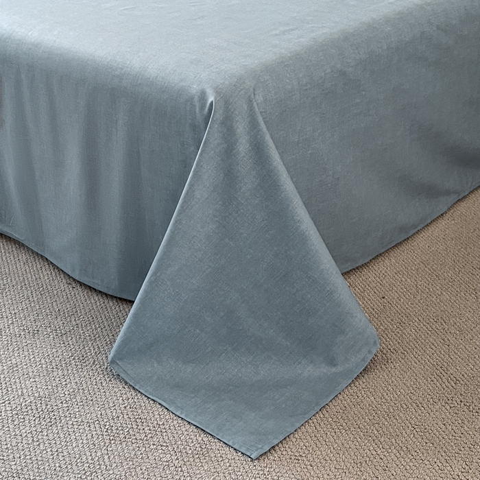 91家纺网 家纺一手货源 找家纺 涵宸家纺 2026新款全棉印花四件套-良品-场景二 云纹-兰