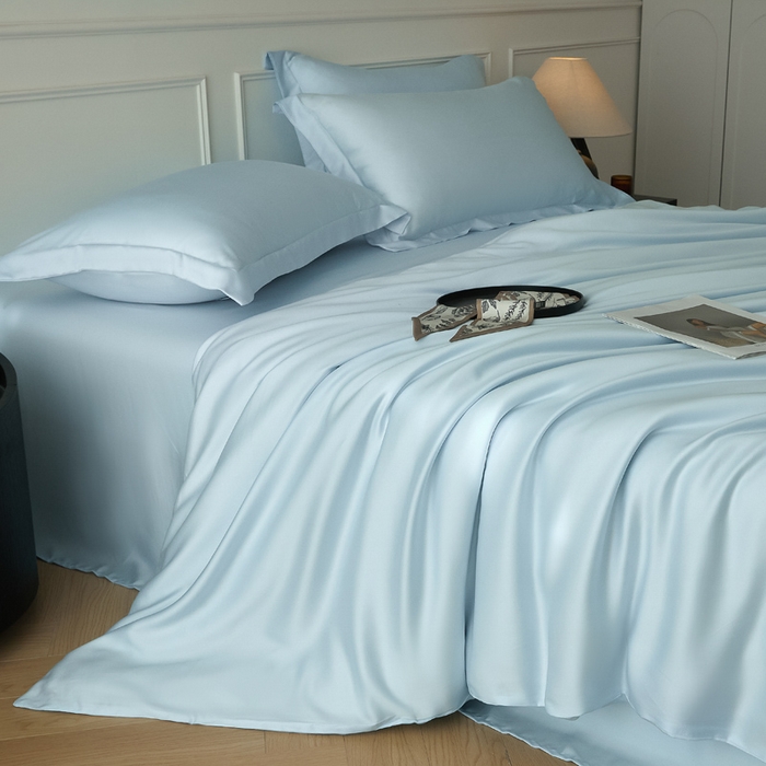 91家纺网 家纺一手货源 找家纺 （总）涵宸家纺 2026新款纯色天丝棉四件套-场景一