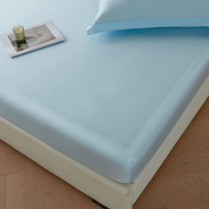 91家纺网 家纺一手货源 找家纺 （总）涵宸家纺 2026新款纯色天丝棉单床笠-场景一