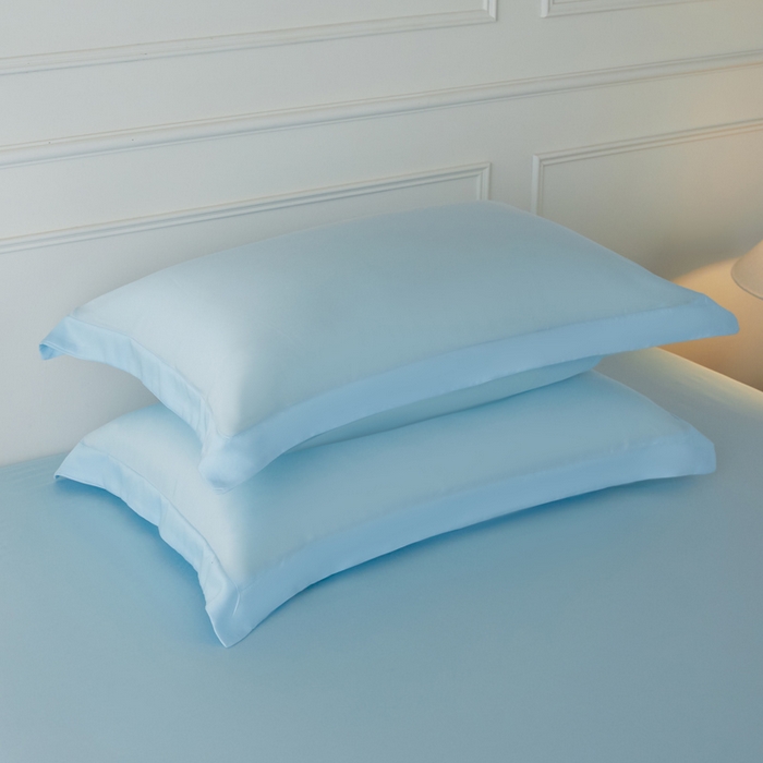 91家纺网 家纺一手货源 找家纺 涵宸家纺 2026新款纯色天丝棉单床笠-场景一 床笠-海天兰