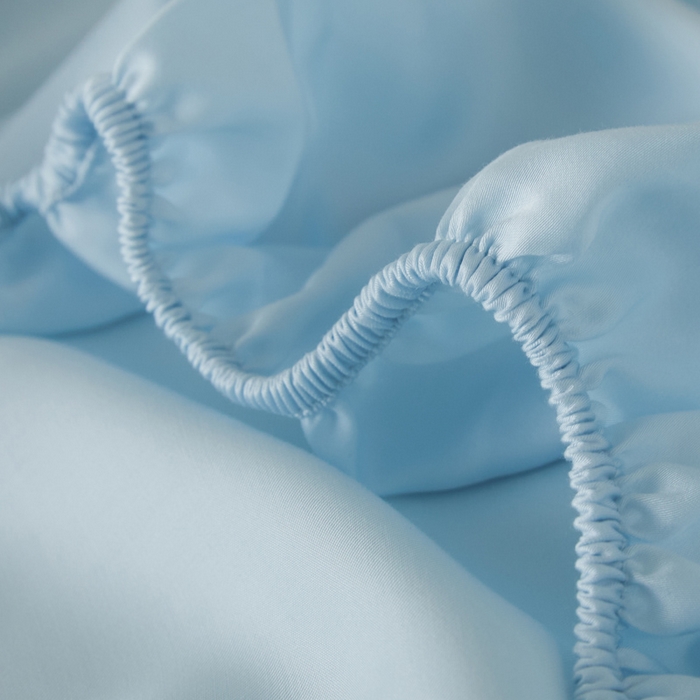 91家纺网 家纺一手货源 找家纺 涵宸家纺 2026新款纯色天丝棉单床笠-场景一 床笠-海天兰