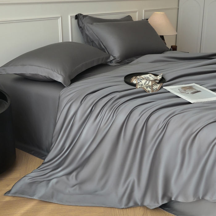 91家纺网 家纺一手货源 找家纺 （总）涵宸家纺 2026新款纯色天丝棉四件套-场景一