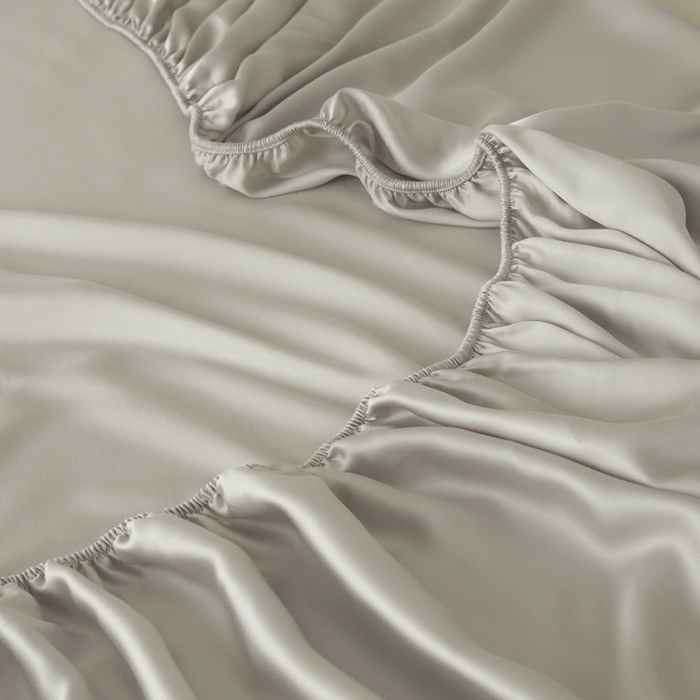 91家纺网 家纺一手货源 找家纺 涵宸家纺 2026新款纯色天丝棉单床笠-场景一 床笠-太空灰