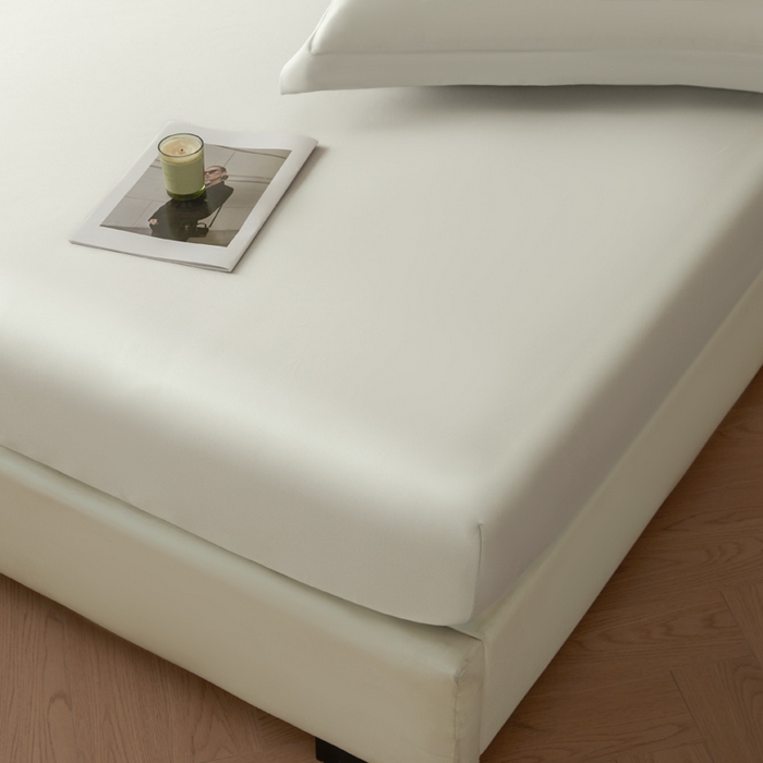 91家纺网 家纺一手货源 找家纺 涵宸家纺 2026新款纯色天丝棉单床笠-场景一 床笠-太空灰