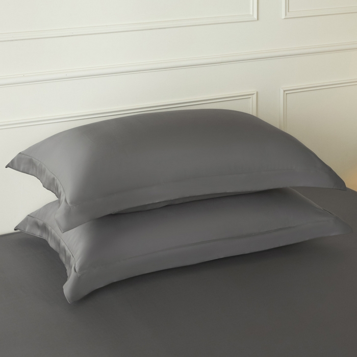 91家纺网 家纺一手货源 找家纺 涵宸家纺 2026新款纯色天丝棉单床笠-场景一 床笠-星夜灰