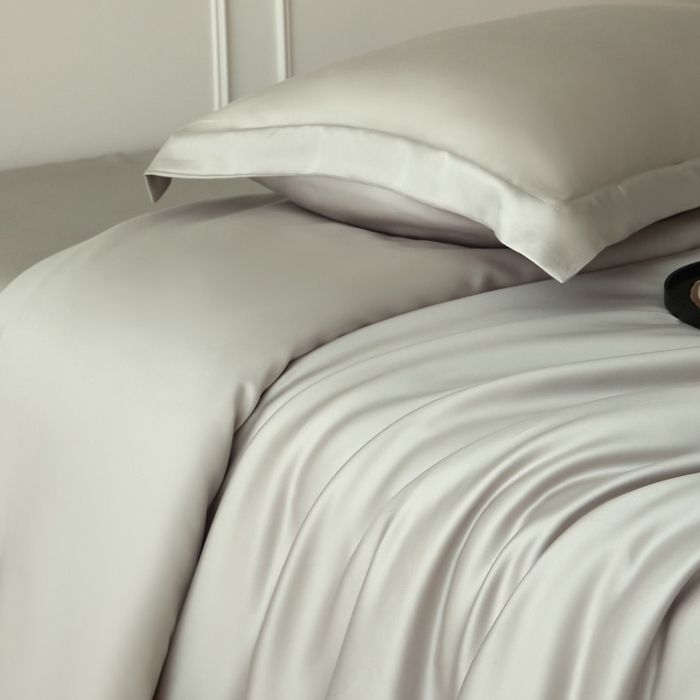 91家纺网 家纺一手货源 找家纺 涵宸家纺 2026新款纯色天丝棉单被套-场景一 太空灰