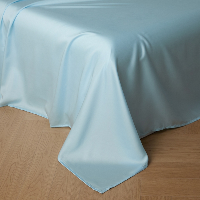 91家纺网 家纺一手货源 找家纺 （总）涵宸家纺 2026新款纯色天丝棉单床单-场景一