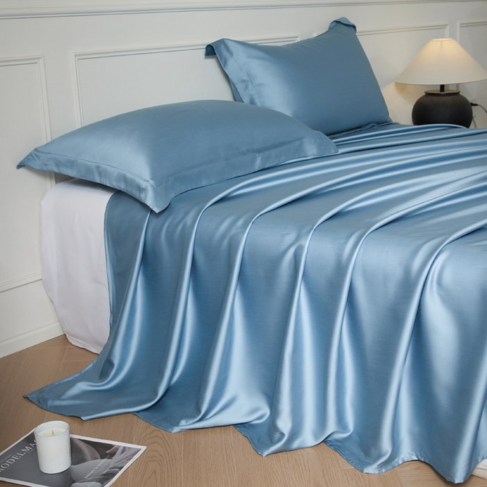 91家纺网 家纺一手货源 找家纺 （总）涵宸家纺 2026新款纯色天丝棉单床单-场景一