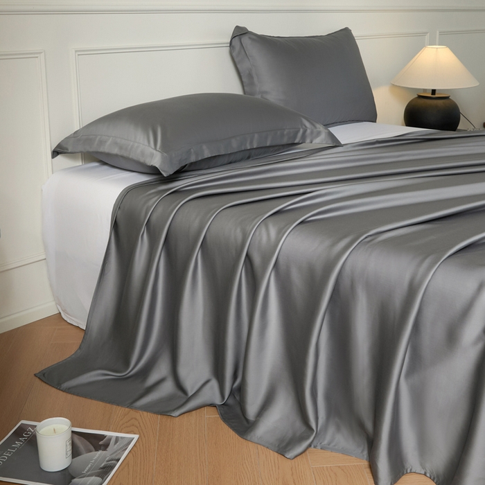 91家纺网 家纺一手货源 找家纺 （总）涵宸家纺 2026新款纯色天丝棉单床单-场景一